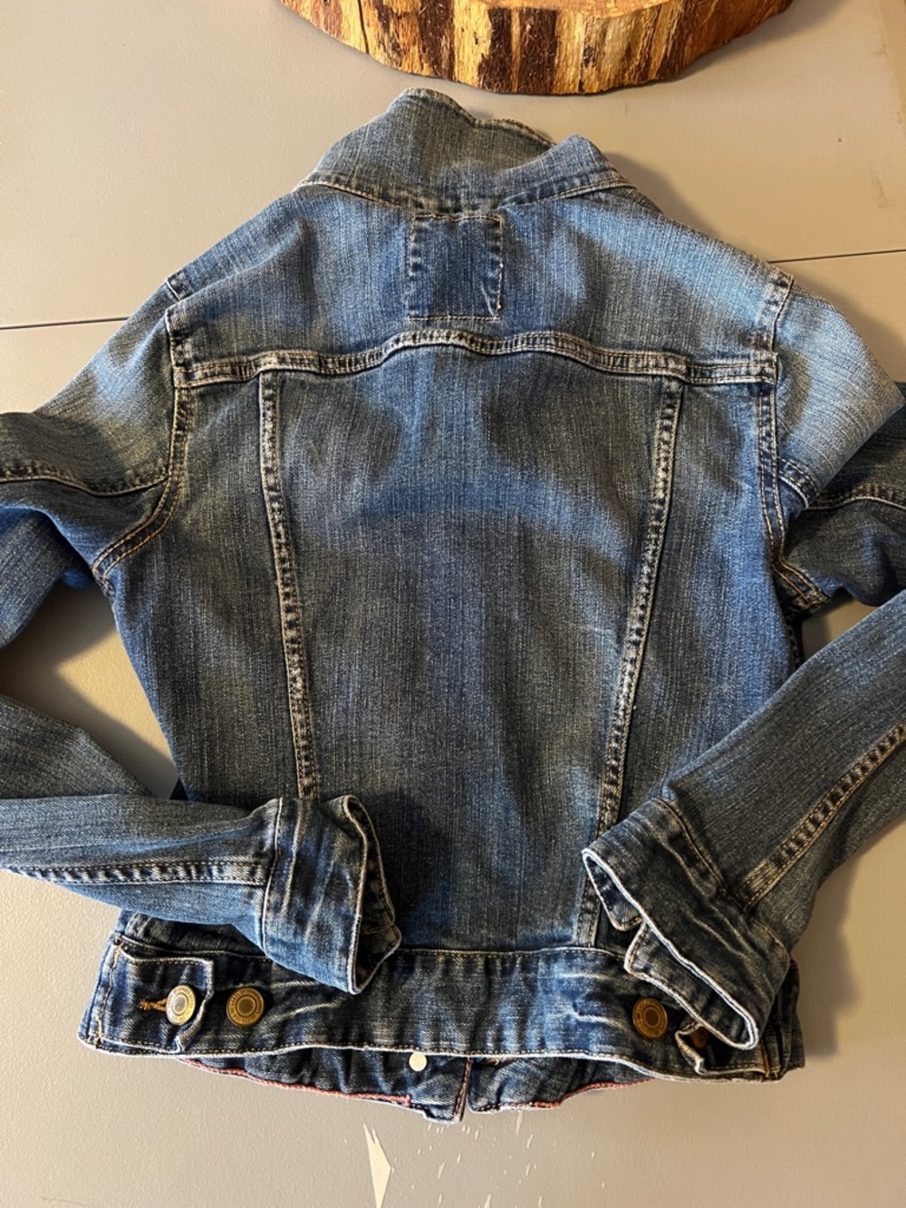 L.O.G.G. Label of Graded Goods by H&M Distressed Jean Jacket, size 2 - Picture 13 of 16